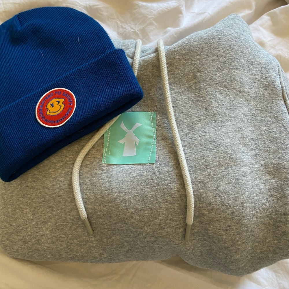 Dutch Bros Coffee Sweatshirt and Beanie